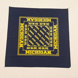 University of Michigan Wolverines Go Blue Bandana